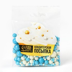 Кондитерская посыпка новогодняя для торта, мягкая, 50 г.