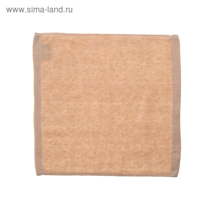 Салфетка махровая Беж 29*29 см - Фото 1