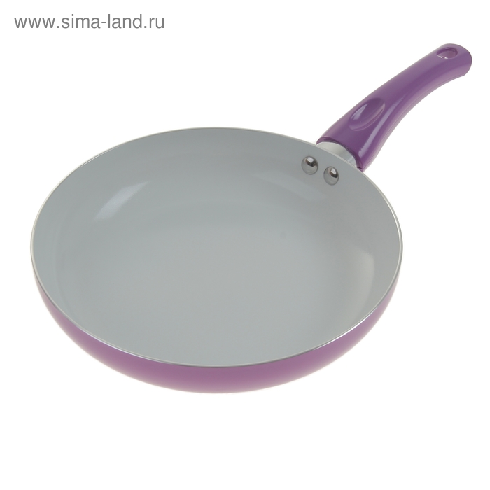 Сковорода с керамическим покрытием Доляна «Сиреневый туман», d=26 см - Фото 1