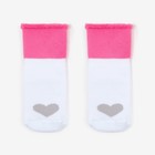 Набор носков для девочки махровые Крошка Я "Girl", 2 пары, размер 8-10 см - Фото 2