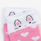 Носки детские с подворотом Крошка Я «Зайка», размер 8-10 см - фото 50063896