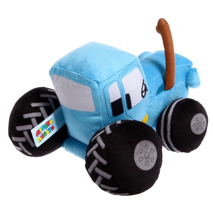 Мягкая игрушка «Синий трактор», 20 см, озвученная, свет, 1 лампа - фото 1907542889