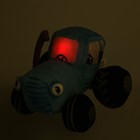 Мягкая игрушка «Синий трактор», 20 см, озвученная, свет, 1 лампа - фото 9779083