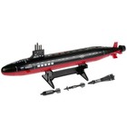 Модель пластик «Подводная лодка», 42 см, ракеты, подставка, световые и звуковые эффекты - фото 10020965