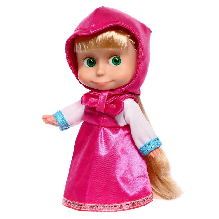 Кукла «Маша и медведь», 15 см, без звука, в розовом платье 57371