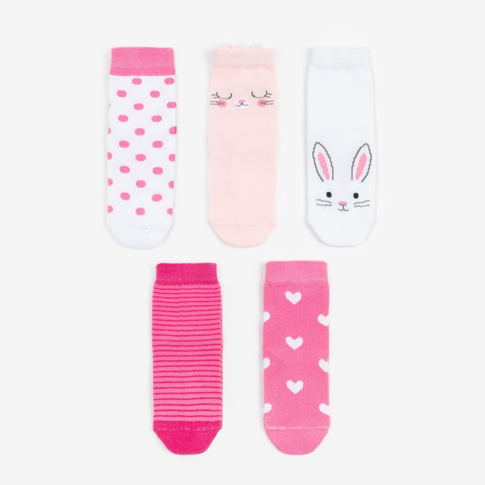 Набор детских носков KAFTAN 5 пар &quot;Cute&quot;, размер 14-16 см