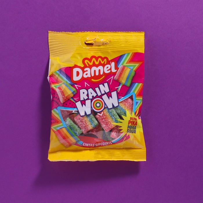 Мармелад жевательный DAMEL "Пластинки мини разноцветные, 70г - Фото 1