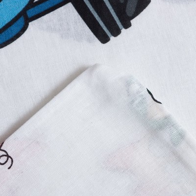 Постельное бельё 1.5-спальное «Синий трактор», поплин