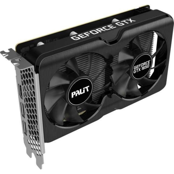 Видеокарта Palit PA-GTX1650 GP 4G D6, GeForce GTX 1650, 4Gb, GDDR6, HDMI, DP - фото 51315248