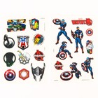 Игровой набор «Мстители» сделай маску+переводки, Капитан Америка, уценка - Фото 3