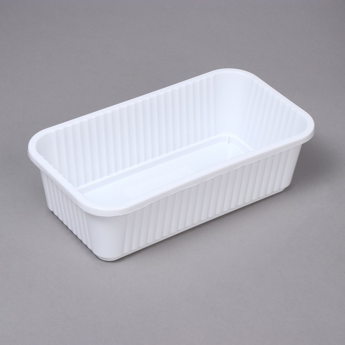Ящик для рассады, 28.5 × 15.5 × 8.5 см, 2,5 л, белый, Greengo