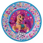 Тарелка бумажная My Little Pony, набор 6 штук, 18 см - фото 319086222