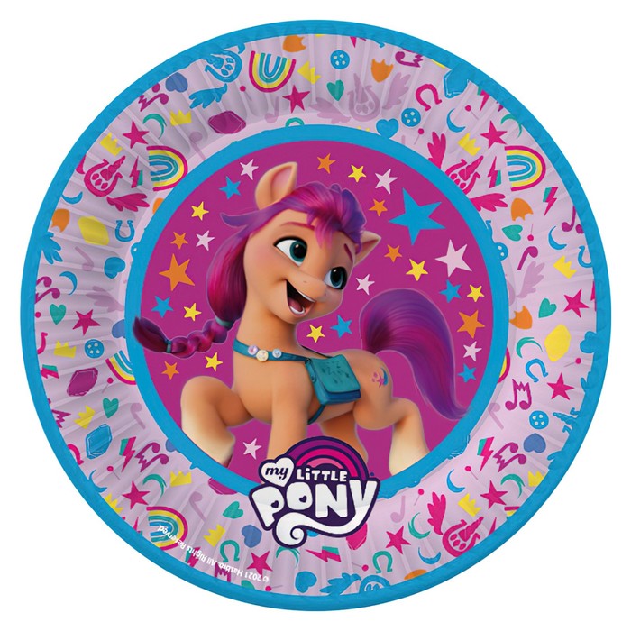 Тарелка бумажная My Little Pony, набор 6 штук, 18 см - Фото 1
