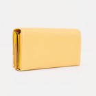 Кошелёк женский на магнитах, цвет жёлтый - фото 21803194