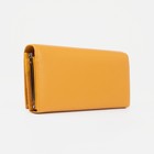 Кошелёк женский на магнитах, цвет жёлтый - фото 21803222