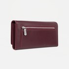 Кошелёк женский на магнитах, цвет бордовый - фото 21803298