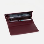Кошелёк женский на магнитах, цвет бордовый - фото 21803300