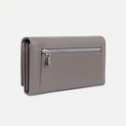 Кошелёк женский на магнитах, цвет серый - фото 21803302
