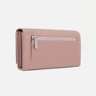 Кошелёк женский на магнитах, цвет розовый - фото 21803306