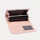 Кошелёк женский на магните, цвет розовый - фото 21803319