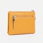 Кошелёк женский на магните, цвет жёлтый - фото 21803404