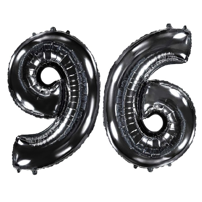 Шар фольгированный 40 «Цифра 6/9», чёрный, Black
