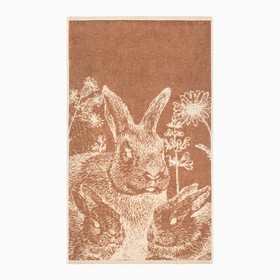 

Полотенце махровое RABBIT FAMILY, размер 50х90см, цвет бежевый, 360гр/м, 100% хлопок