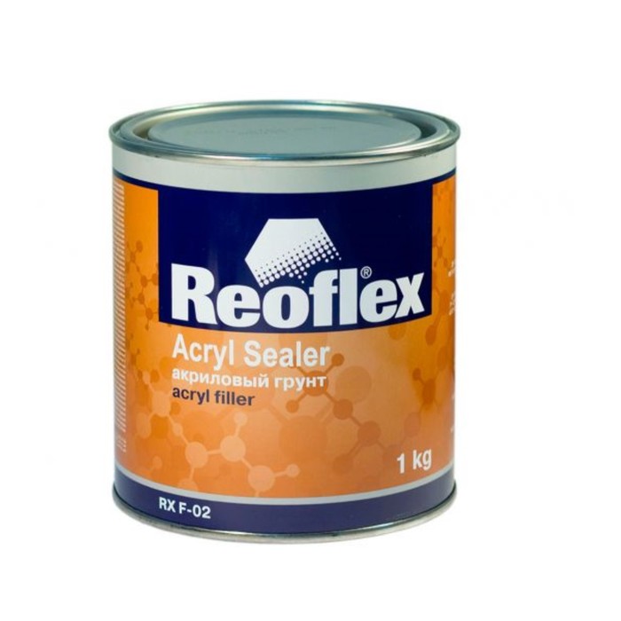 Грунт Reoflex акриловый, 1К, серый, 1 кг - Фото 1