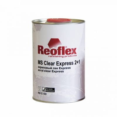 Лак Reoflex Express, акриловый 2+1, 1 л, без отвердителя