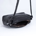 Сумка женская на молнии, цвет чёрный 9306187