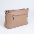 Сумка женская на молнии, цвет тёмно-бежевый 9306190