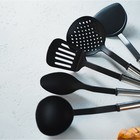 Набор кухонных принадлежностей Доляна «Антрацитовый блеск», 5 предметов, чёрная - Фото 4