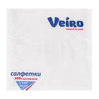 Салфетки бумажные Veiro, сезонные, белые, 100 шт. - Фото 3