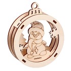 Роспись по дереву «Новый год! Снеговичок» - Фото 5