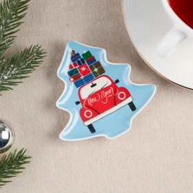 

Подставка под чайный пакетик New year, 8.7 х 8.5 см