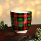 Новый год. Набор из керамики «Для идеальной пары», кружка 180 мл, 2 шт, ложка 2 шт, цвет белый - фото 23003656