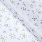 Бумага упаковочная тишью «Снежинки»,50×66 см - Фото 2