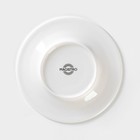 Тарелка фарфоровая пирожковая Magistro Сrotone, d=15,6 см, цвет белый - Фото 4