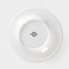 Тарелка фарфоровая десертная Magistro Сrotone, d=18 см, цвет белый - Фото 4