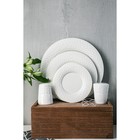 Тарелка фарфоровая пирожковая Magistro Rodos, d=15,6 см, цвет белый - Фото 6