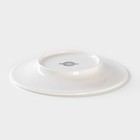 Тарелка фарфоровая пирожковая Magistro Rodos, d=15,6 см, цвет белый - Фото 3