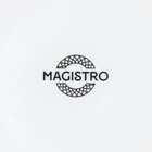 Тарелка пирожковая Magistro Rodos, d=15.6 см, фарфор, белая - Фото 5