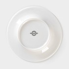 Тарелка фарфоровая десертная Magistro Rodos, d=18 см, цвет белый - Фото 4
