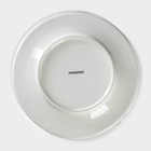 Тарелка фарфоровая обеденная Magistro Rodos, d=20,6 см, цвет белый - Фото 10