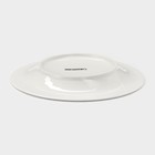 Тарелка пирожковая Magistro Argos, d=15.4 см, фарфор, белая - Фото 4