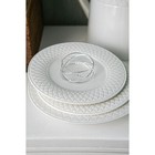 Тарелка фарфоровая обеденная Magistro Argos, d=20,6 см, цвет белый - Фото 6