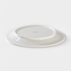 Тарелка фарфоровая обеденная Magistro Argos, d=25,8 см, цвет белый - Фото 3