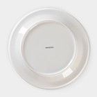 Тарелка фарфоровая обеденная Magistro Argos, d=25,8 см, цвет белый - Фото 4