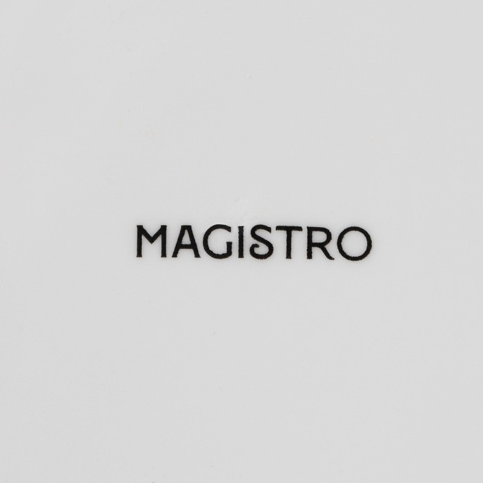 Тарелка Magistro Argos, d=25.8 см, фарфор, белая - фото 114051513 Тарелка Magistro Argos, d=25.8 см, фарфор, белая - фото 114051513