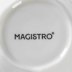 Чашка фарфоровая кофейная Magistro Rodos, 100 мл, цвет белый - Фото 10